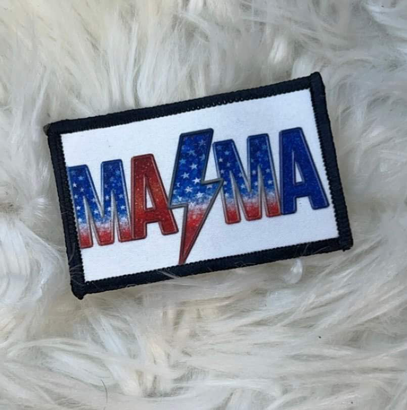 American Mama Hat Patch