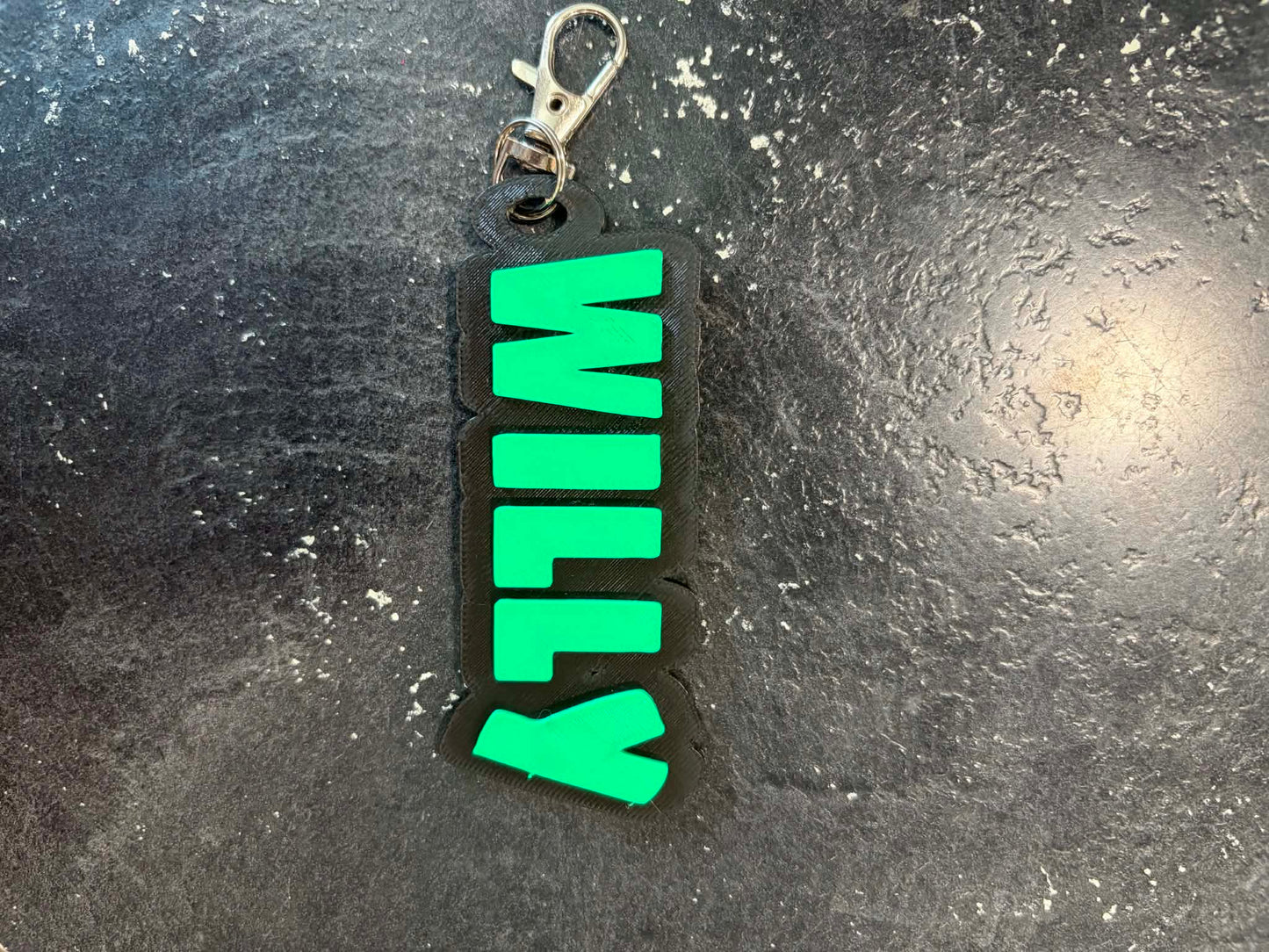 3D Printed Name Bag Tags