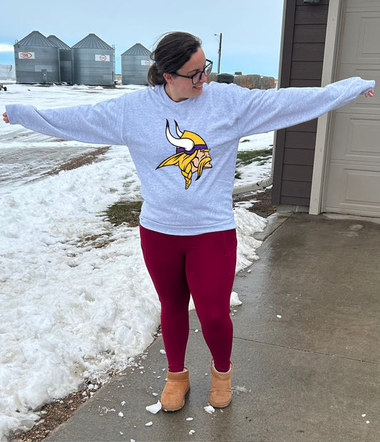 V!kings Oversized Arm Print Top