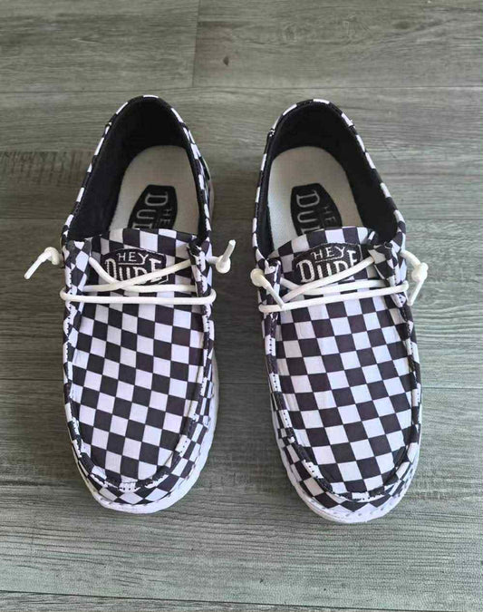 WS Pre Order Checkered Kids Shoes