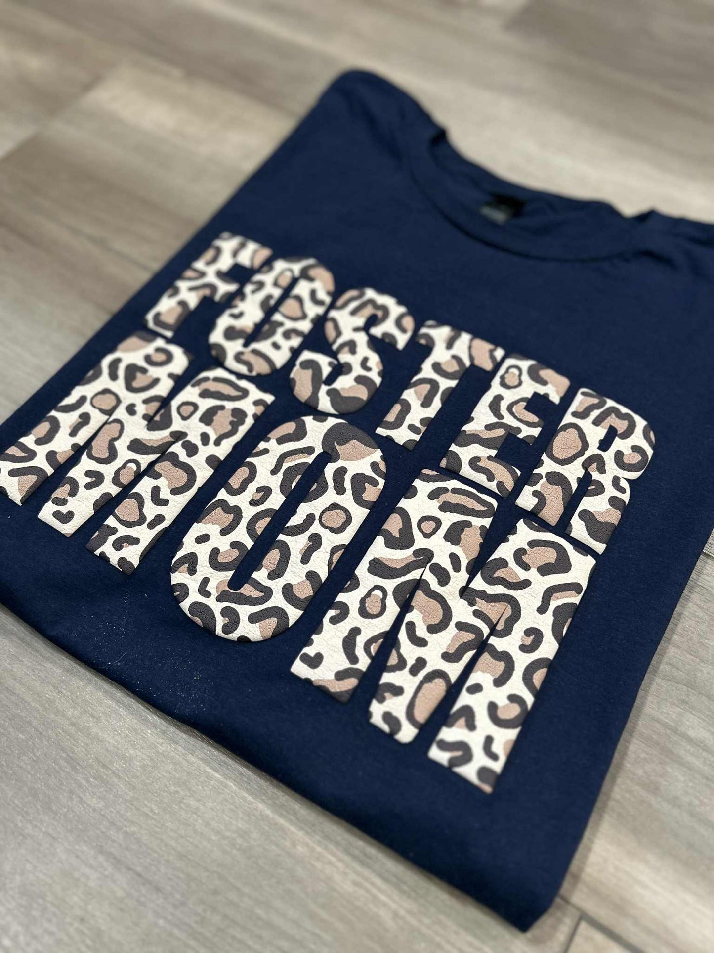 Leopard Puff Printed Top With or Without Names