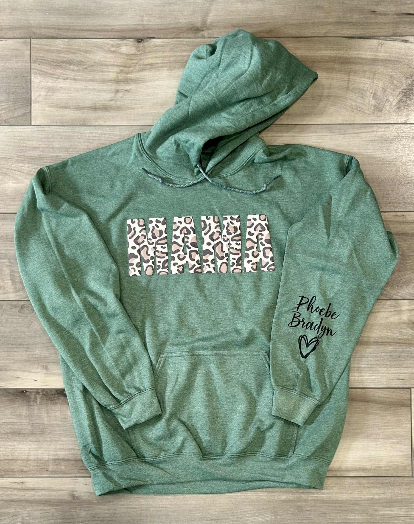 Camo Puff Printed Mama Top with or without kids names