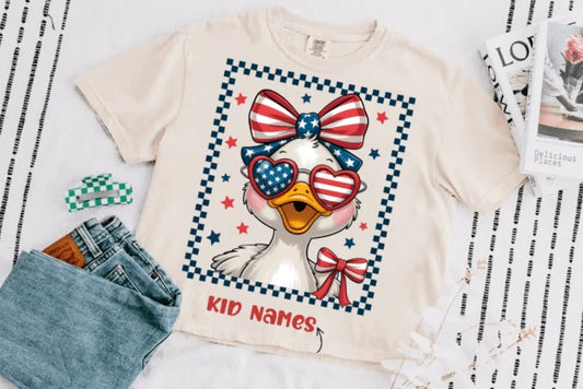 WS Completed Kids Custom Girl Goose Top