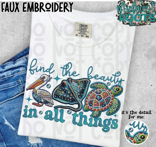 WS Completed Top Find The Beauty In All Things