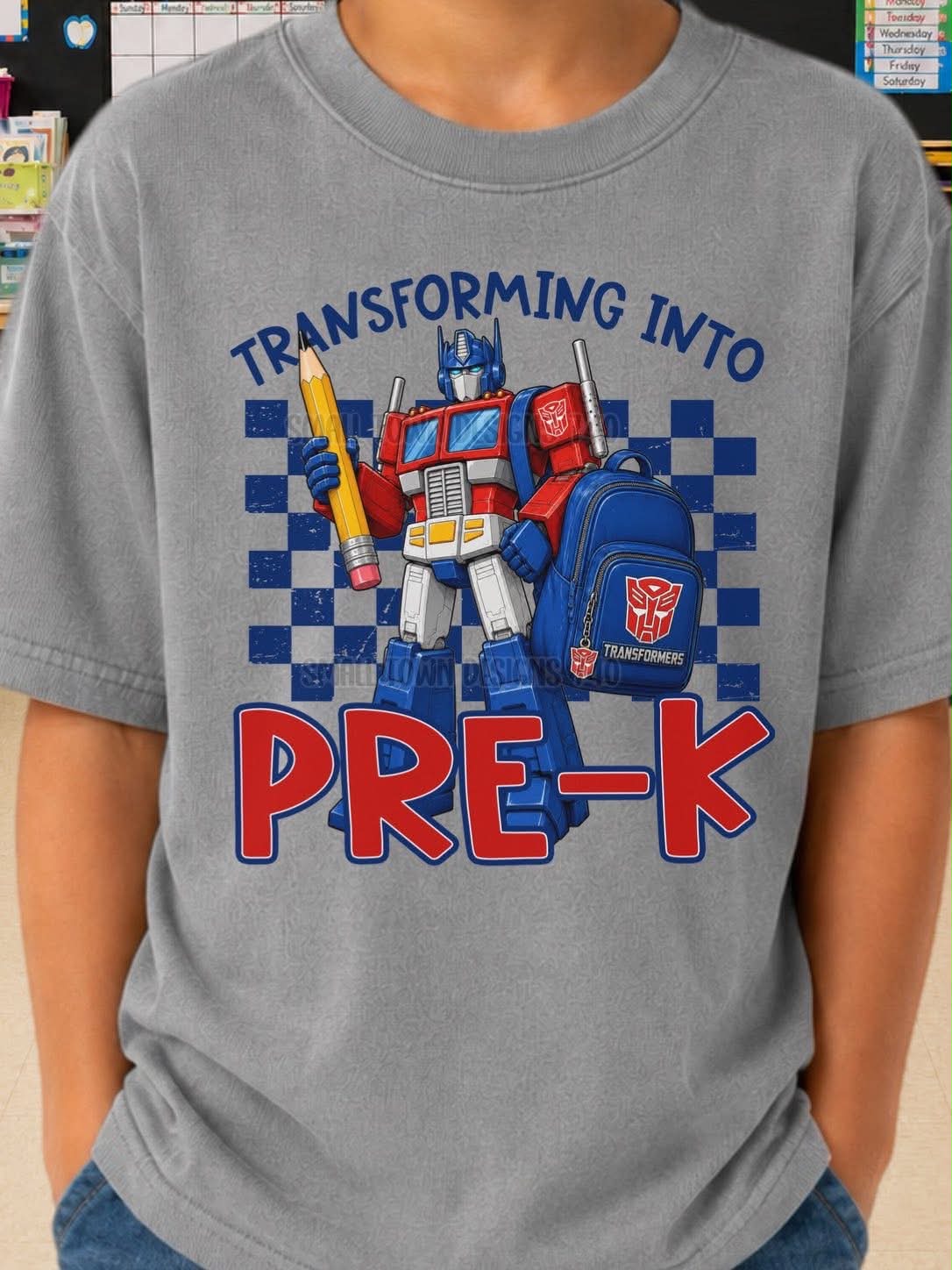 Transforming into Pre K Kids Top