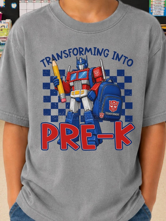 Transforming into Pre K Kids Top