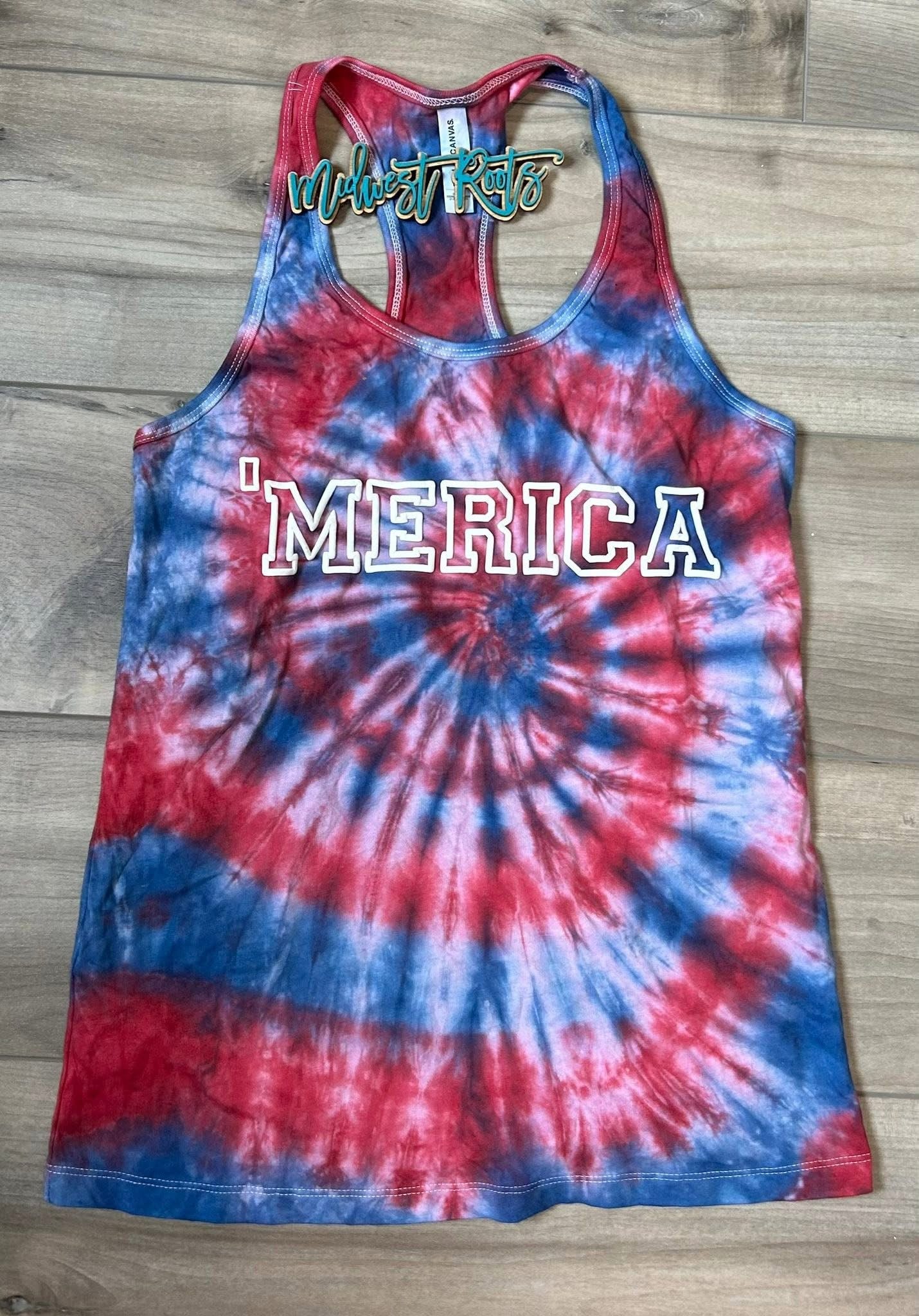 MERICA PUFF PRINT