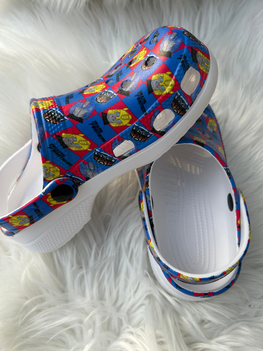 WS Pre Order Kids Patterned Clogs