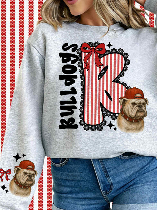 DTF Print- Seersucker Bull Dogs