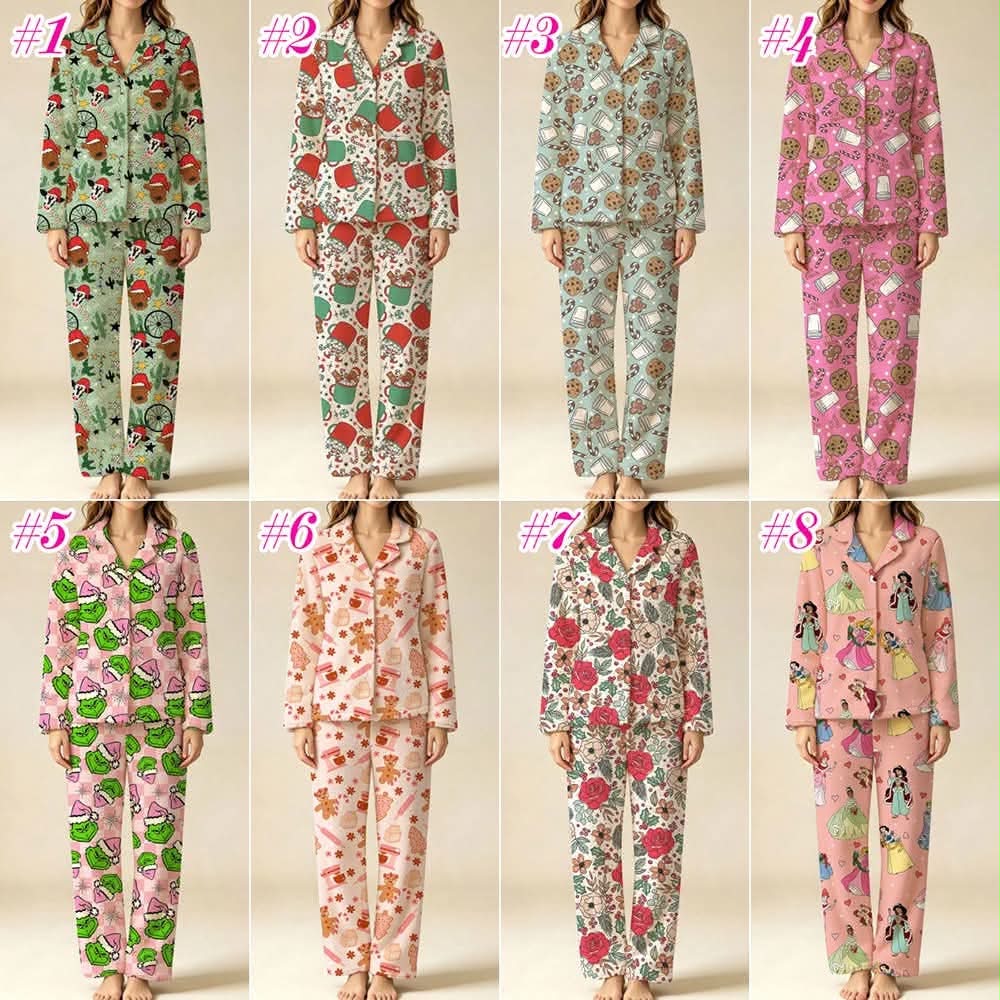 Pre Order Kids Christmas Fleece Pajamas