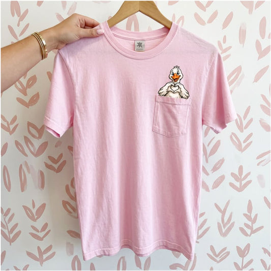 Goose Pocket Peeker Top