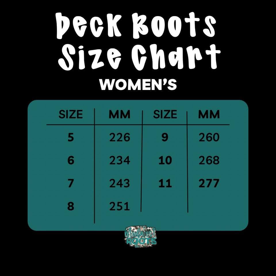 RTS Checkered Deck Boots