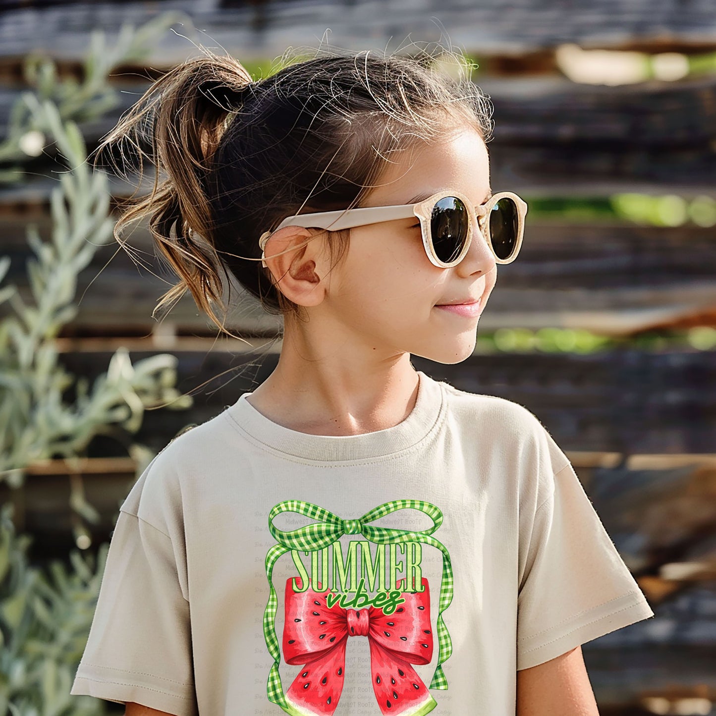 Watermelon Summer Vibes Kids Top