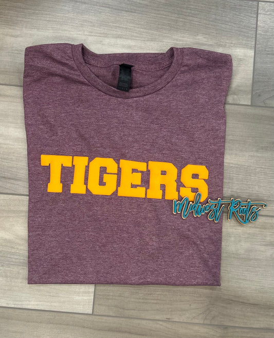 Tigers Puff Print Top