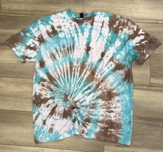 Blank Tie Dye Top in Cowgirls Dream