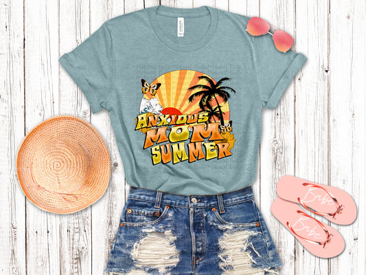 Anxious Mom Summer Orange Top