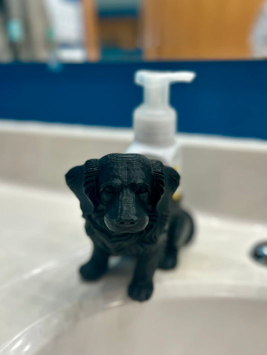 3D Printed Golden Retriever Soap Holder