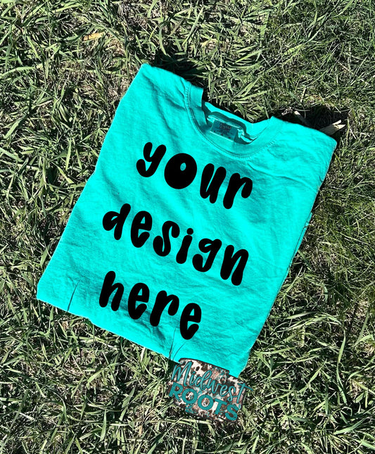 Island Green Comfort Colors Mock Up