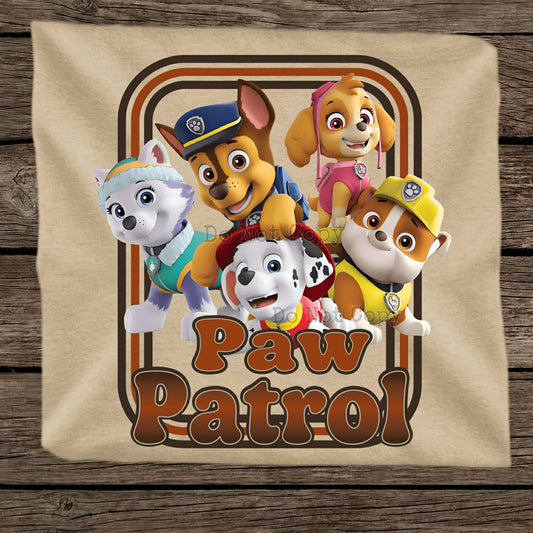 WS Completed Pup Squad Kids Top