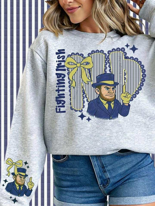 Fighting Irish Seersucker Top