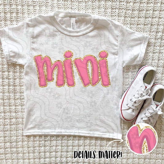 DTF Print - Faux Glitter Mini