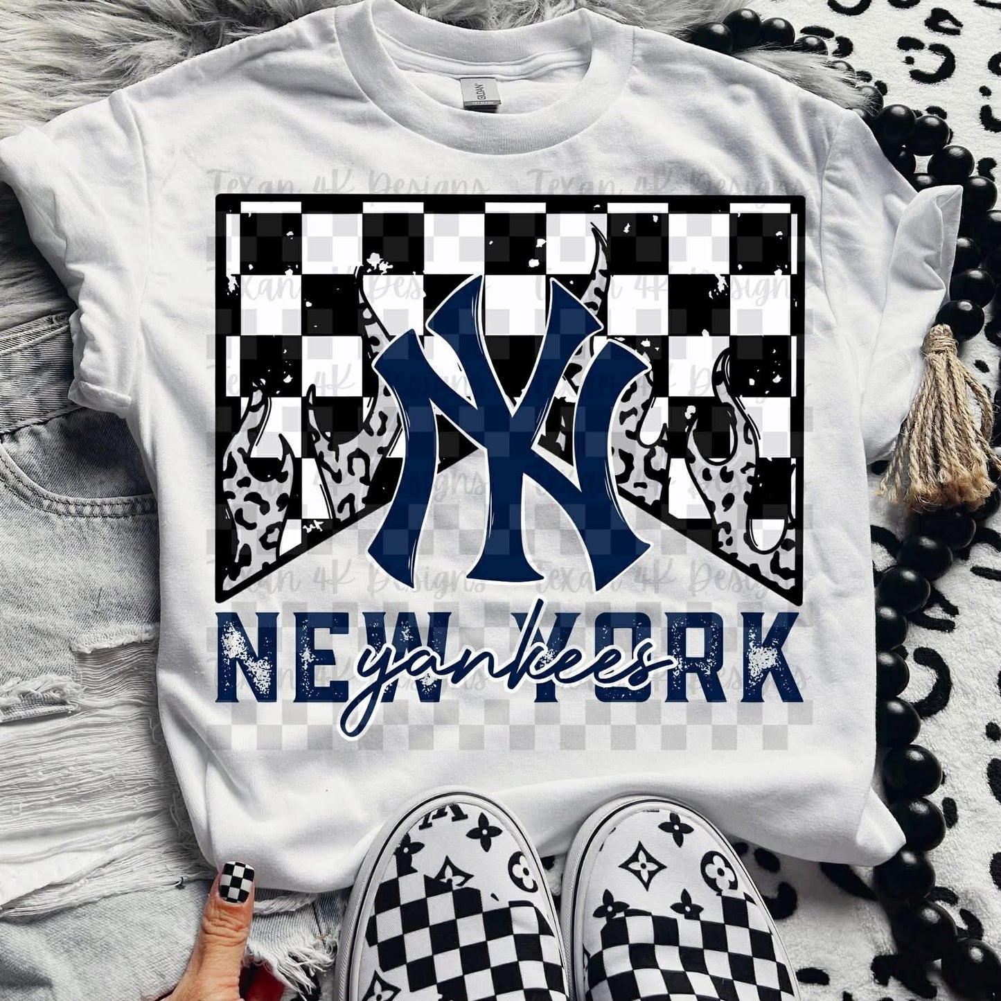 DTF Print - Flame Baseball Team