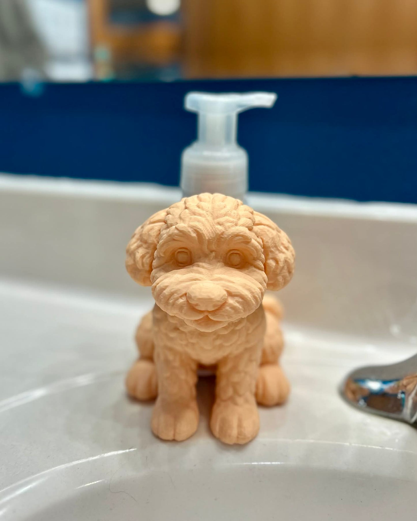3D Printed Golden Doodle Soap Holder