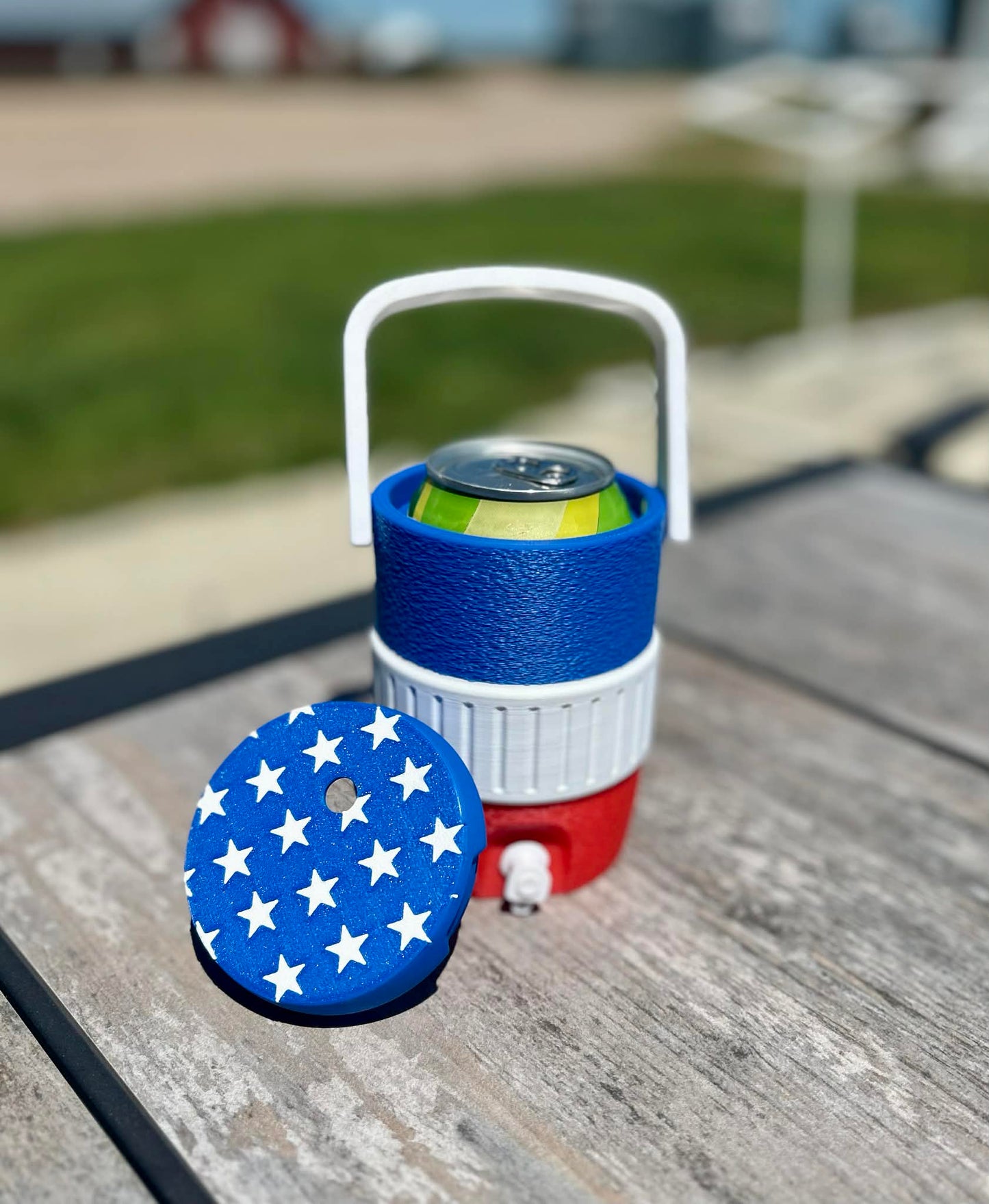 3D Printed RWB Can Cooler