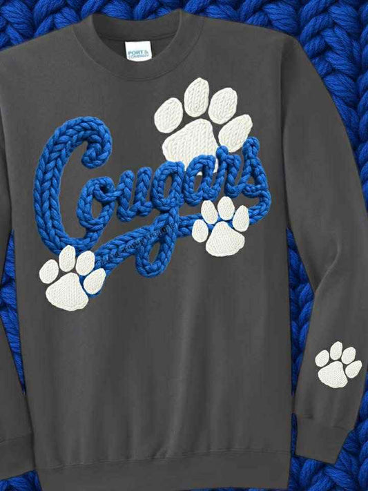 DTF Print - Faux Yarn C0ugars