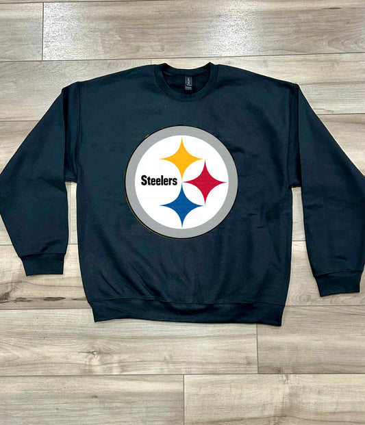 St33lers Oversized Arm Print Top