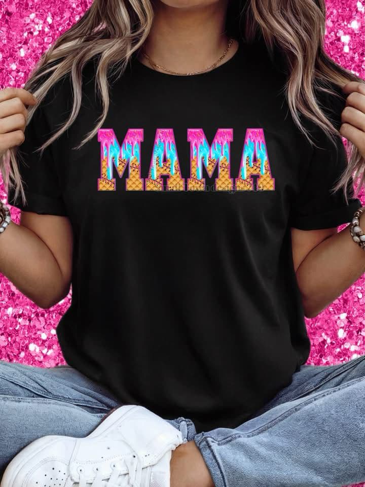 DTF Print - Mama Ice Cream Drip
