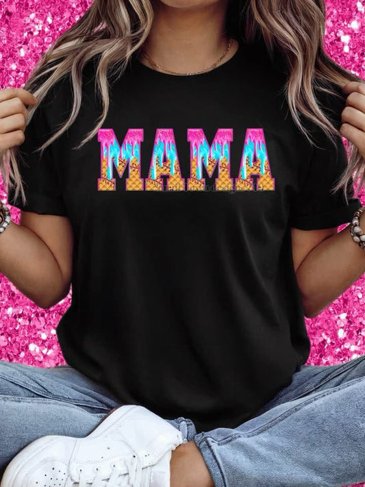 DTF Print - Mama Ice Cream Drip