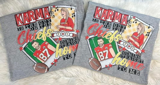 DTF Print - Karma is the guy on the chiefs