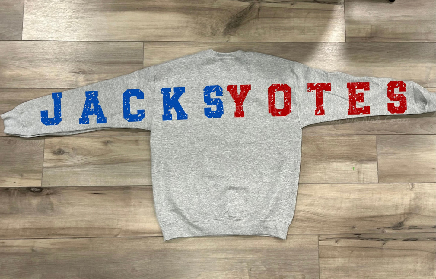 J@vks Y0tes Oversized Arm Print Top