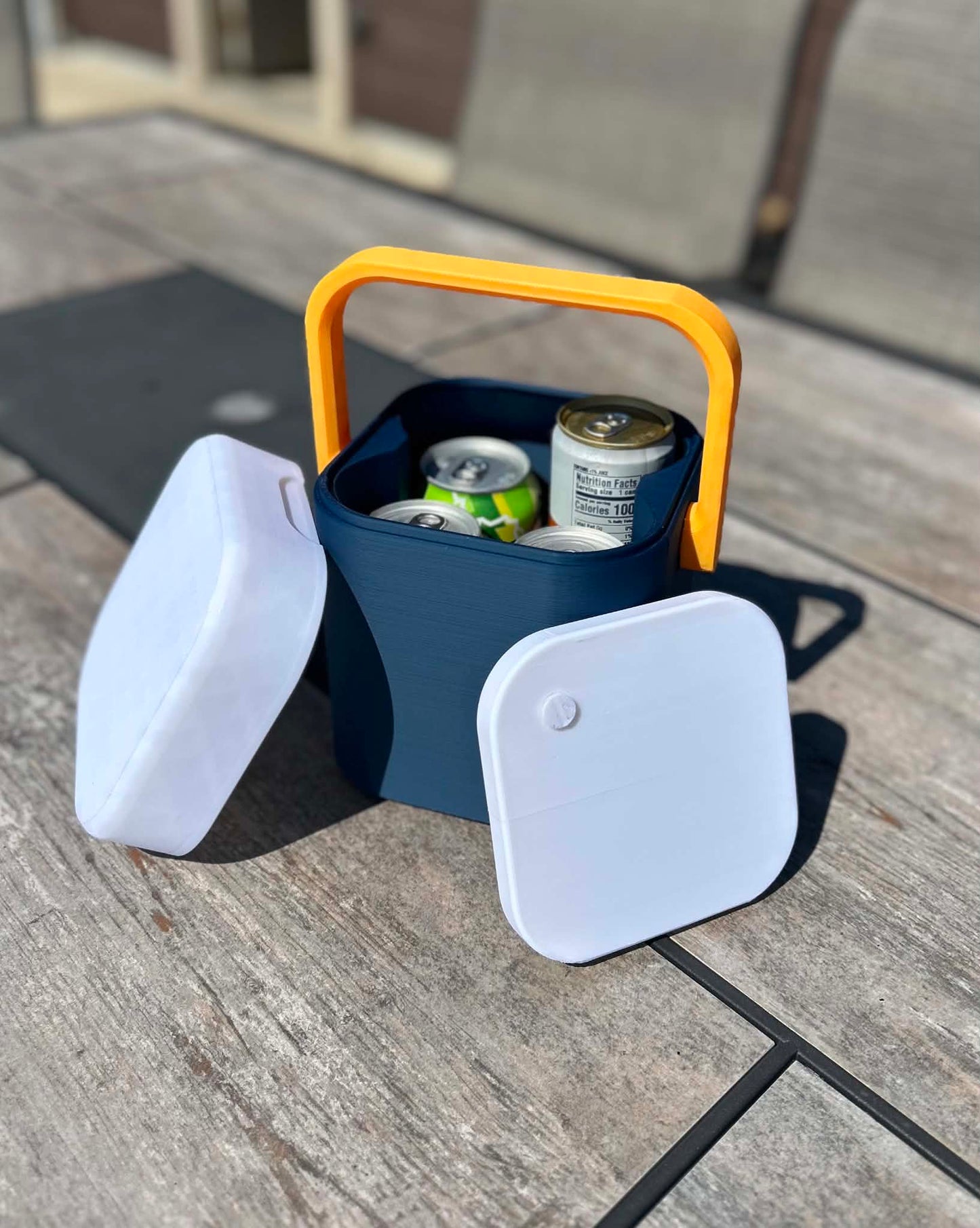 3D Printed 4 Can Cooler