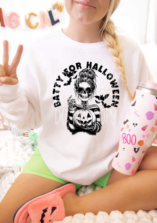 DTF Print - Batty For Halloween