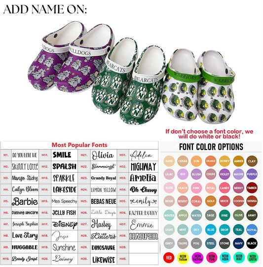 WS Pre Order Adult Custom Sport Clogs