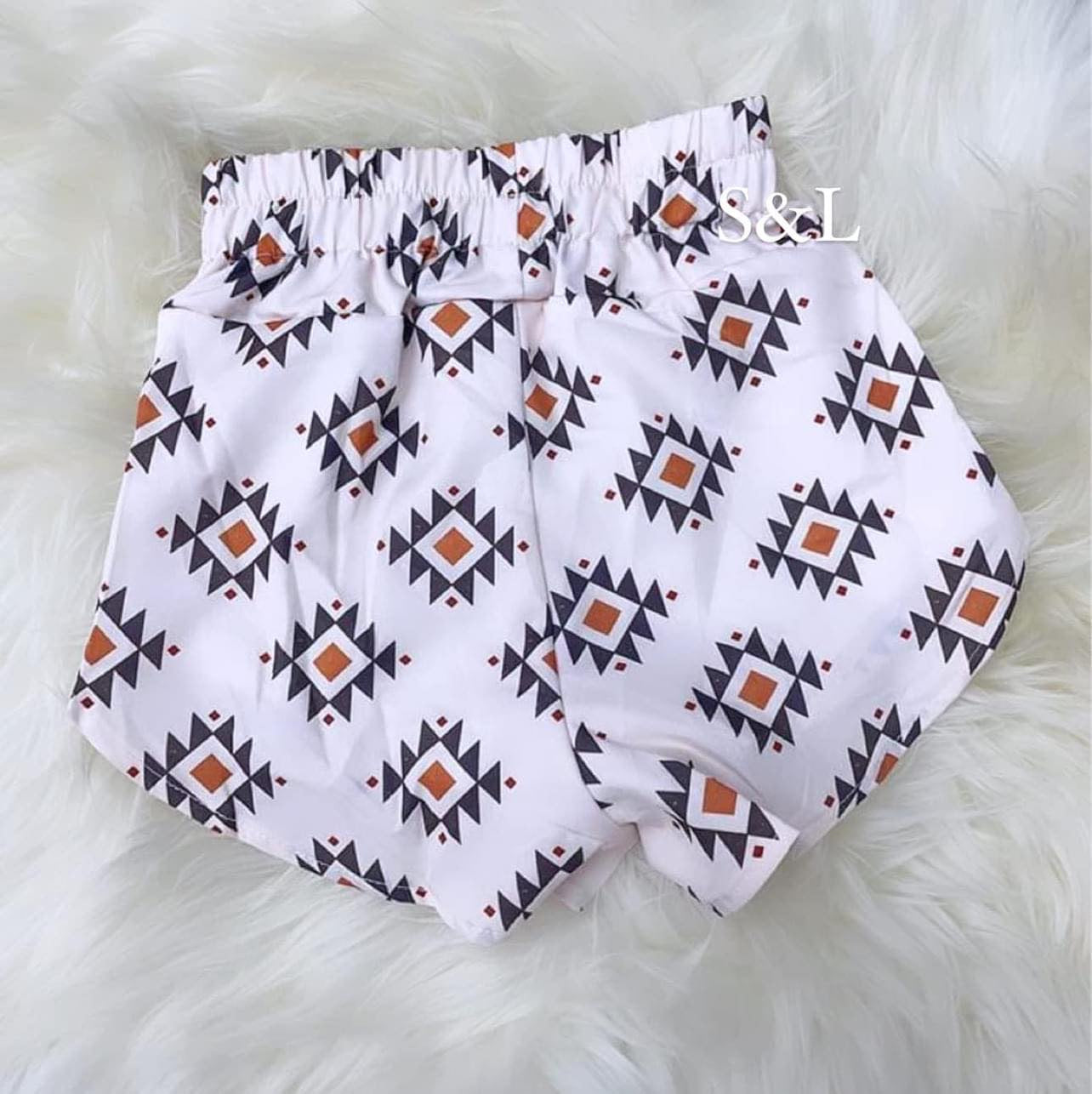 RTS Women’s Printed High Waisted Shorts