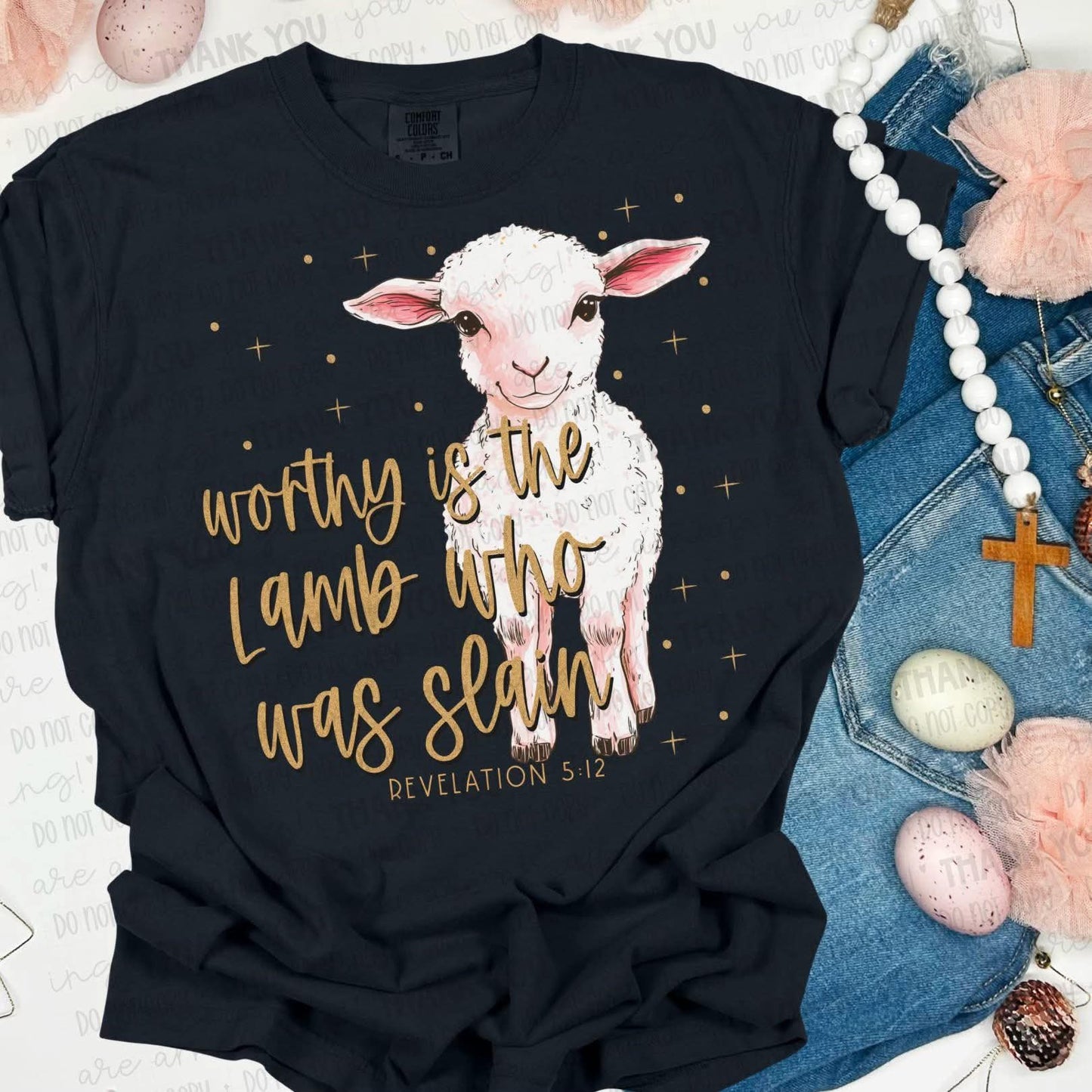 DTF Print - Worthy is the Lamb