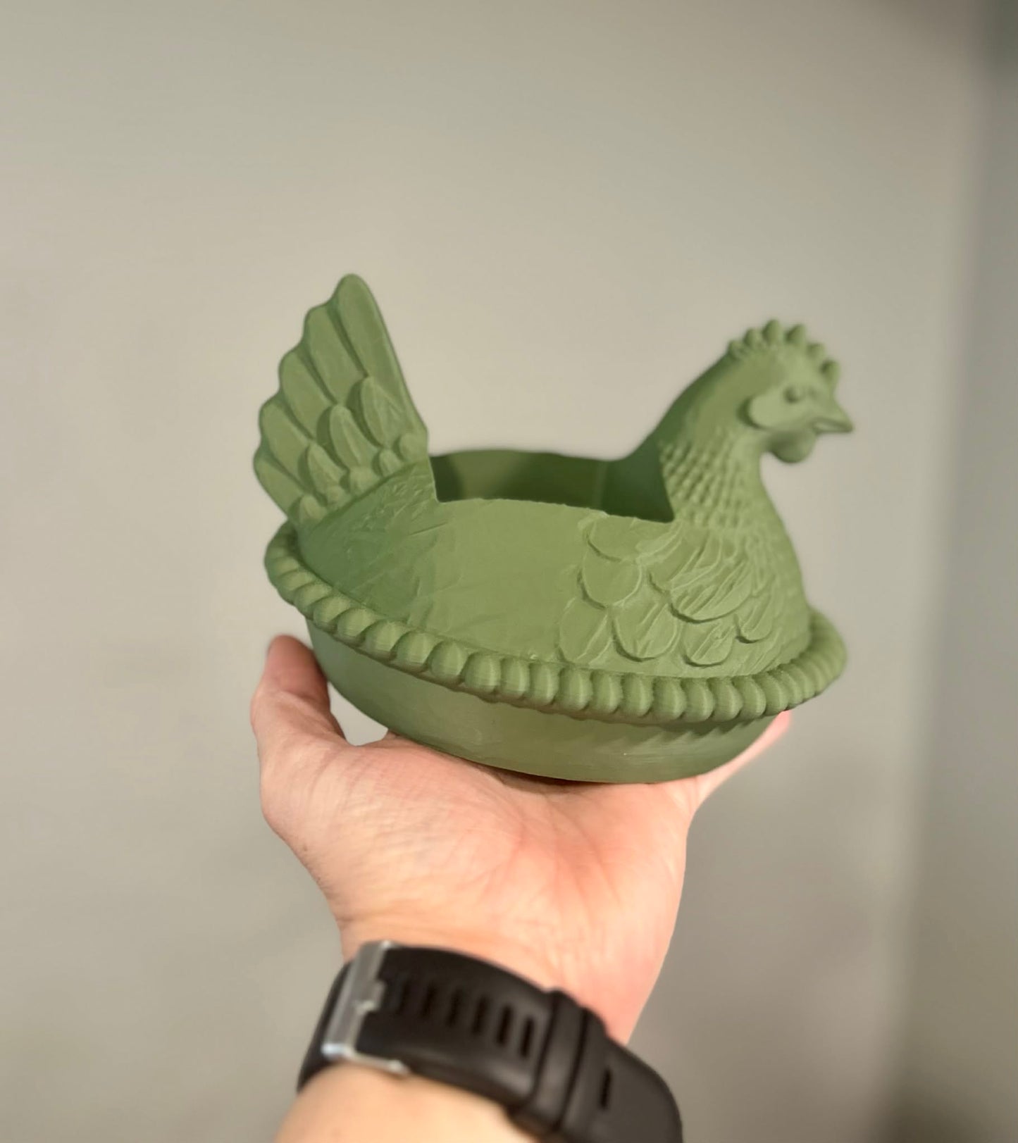 3D Printed Hen Soap Holder