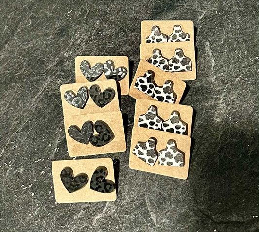 RTS Animal Print Stud Earrings
