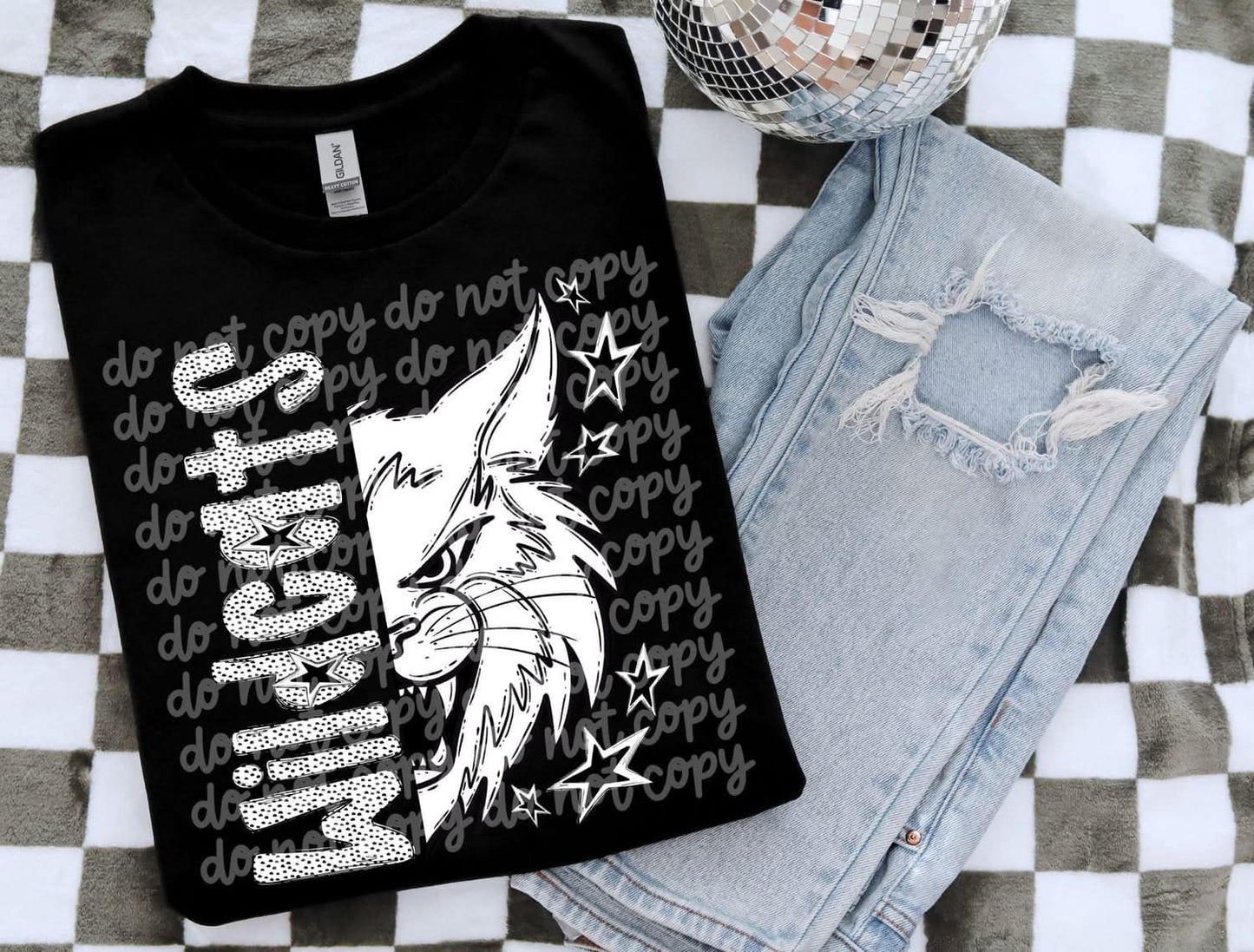DTF Print- Half Character Mascot