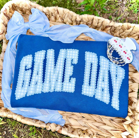 WS Completed Top Seersucker Game Day