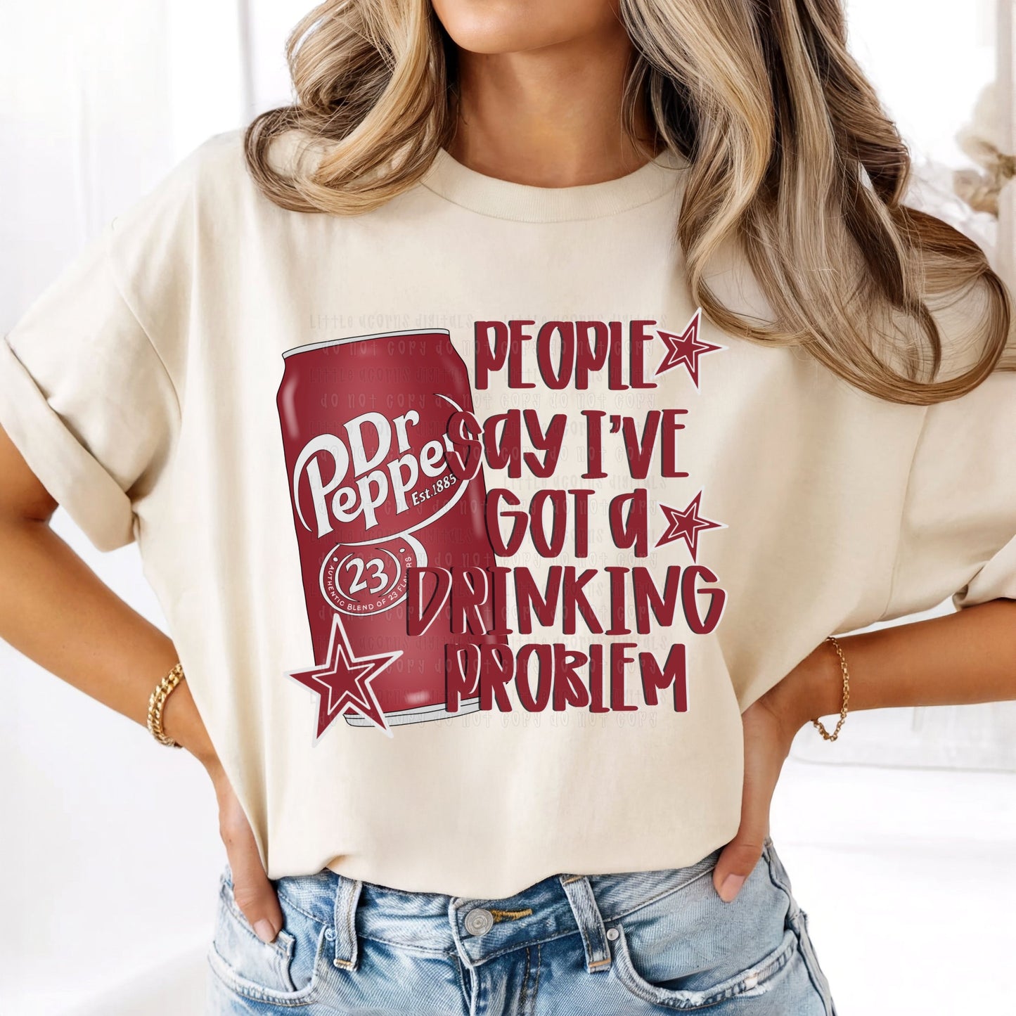 DTF Print - Drinkin Problem Doctor P