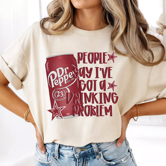 DTF Print - Drinkin Problem Doctor P