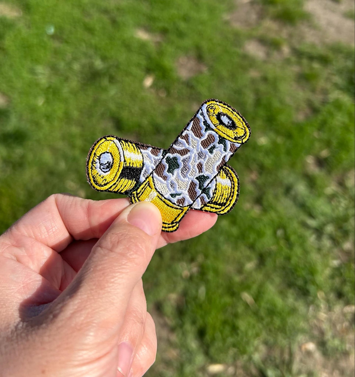 Camo Shell Hat Patch