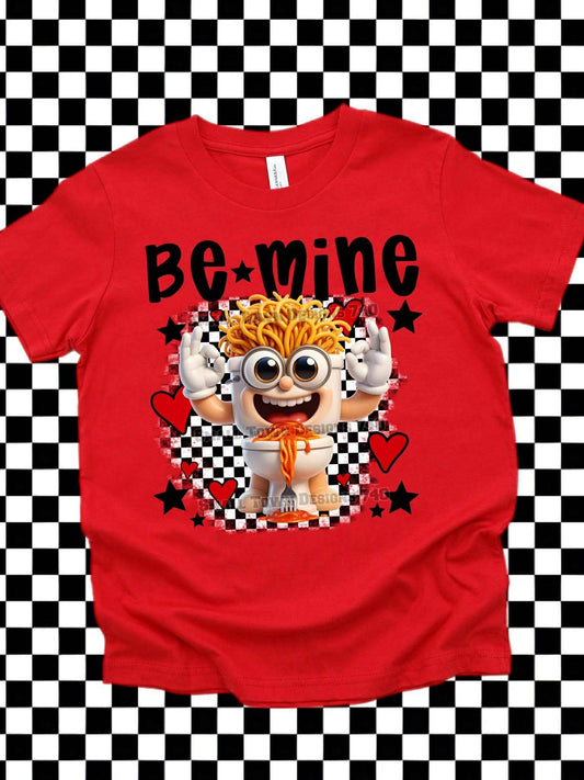 DTF Print - Be Mine Spaghetti Toilet