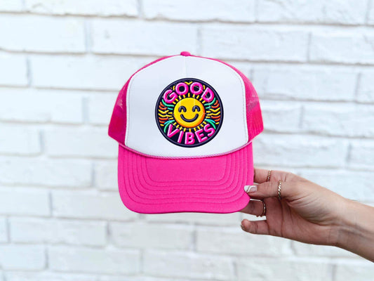WS Completed Good Vibes Foam Trucker Hat