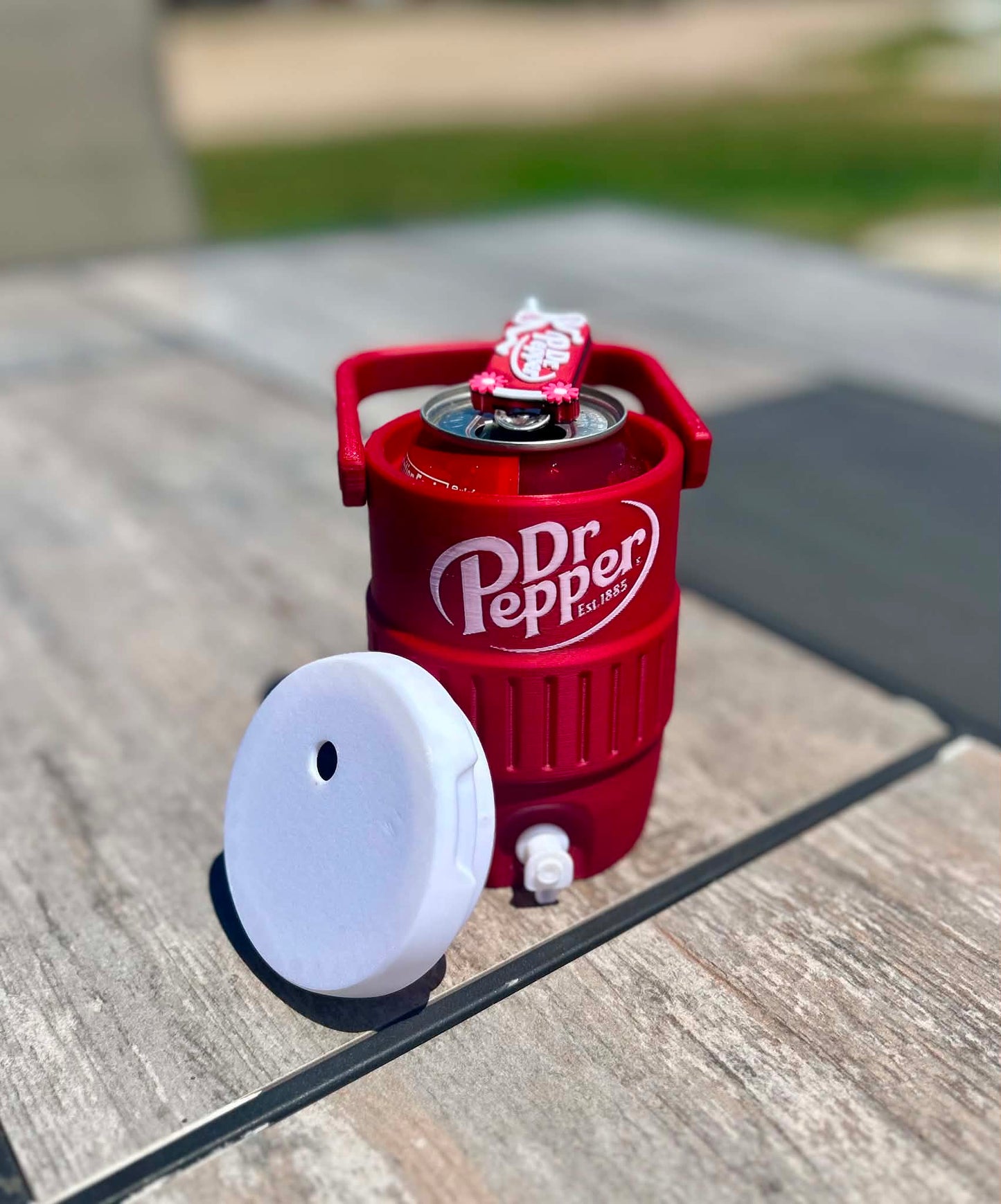 3D Printed Dr P Can Cooler