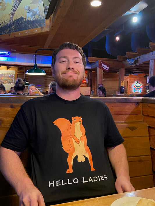 Hello Ladies Squirrel Nuts Top